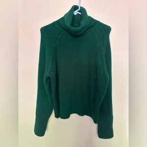 Zara Green Cowl Neck Sweater